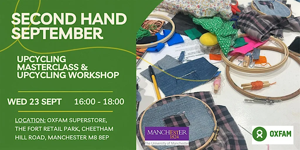 UPCYCLING WORKSHOP: Visible Mending & Sashiko Techniques