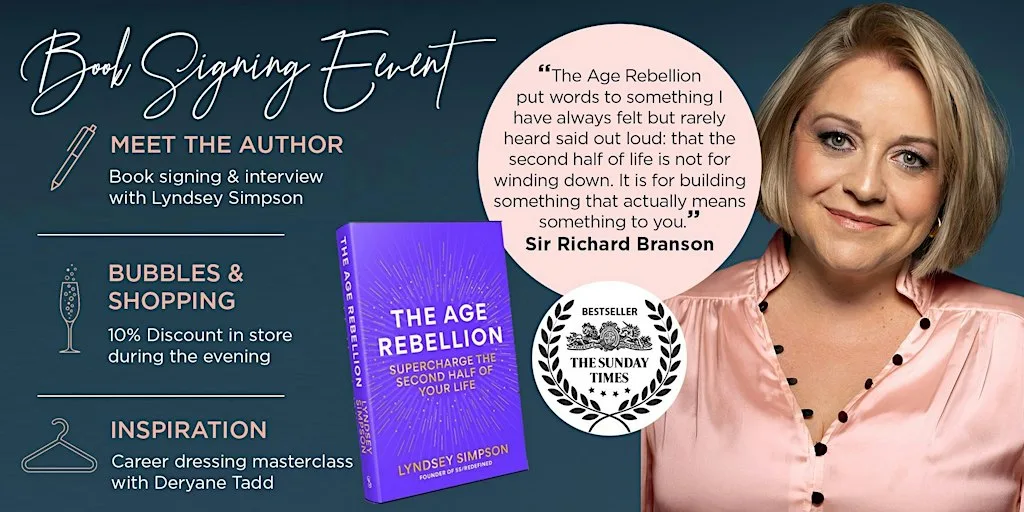 The Age Rebellion: An evening with Lyndsey Simpson at The Dressing Room