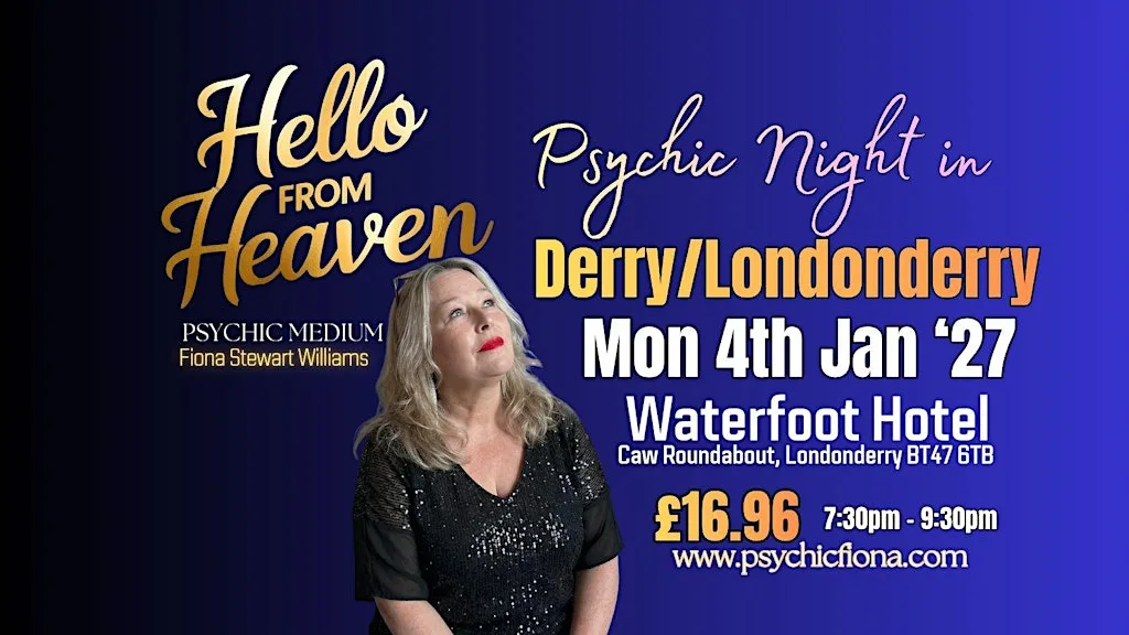 Psychic Night in L/Derry Waterfoot Hotel with Medium Fiona Stewart-Williams at The Waterfoot Hotel