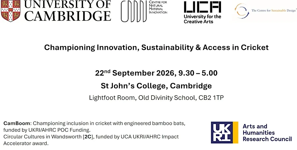 Championing Innovation, Sustainability & Access in Cricket Conference at Old Divinity School, St John's College