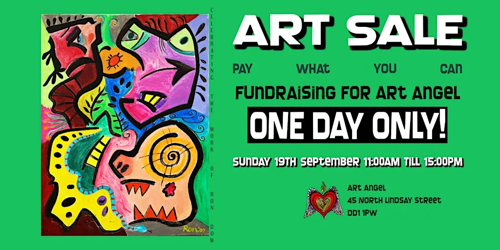 Art Sale: Pay-what-you-can, Fundraising for Art Angel