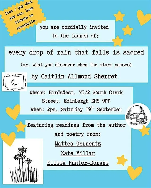'Every Drop of Rain That Falls Is Sacred' Launch