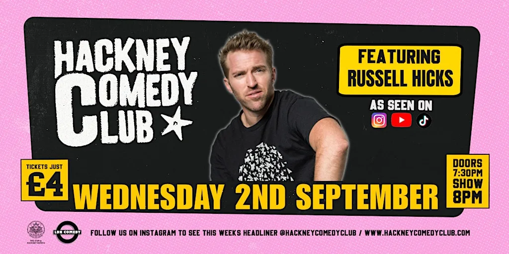 Hackney Comedy Club | Stand-up Comedy In East London | Every Wednesday!