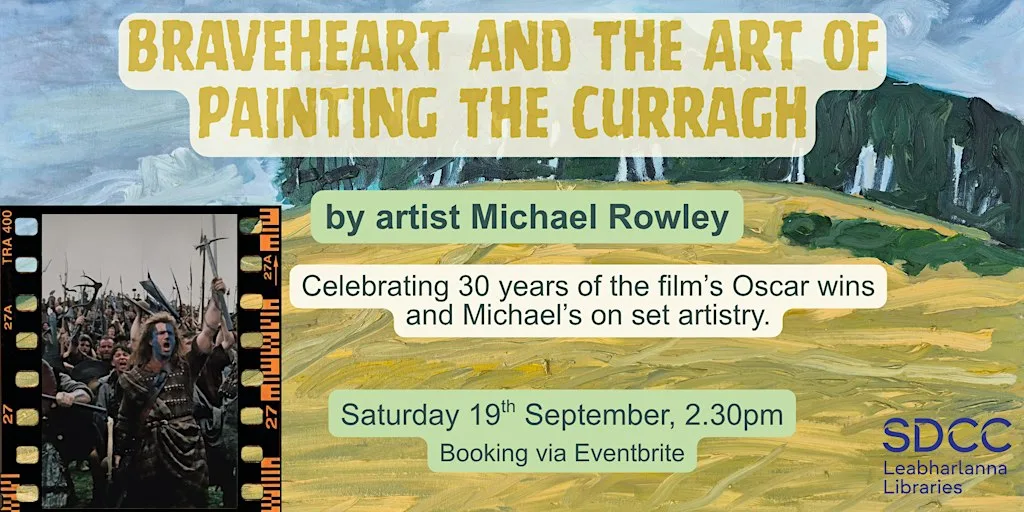 Braveheart And The Art Of Painting The Curragh at Lucan Library