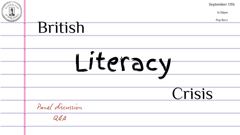 Sunderland Lit & Phil Discussion: The British Literacy Crisis at Pop Recs / Sonny's Coffee & Kitchen