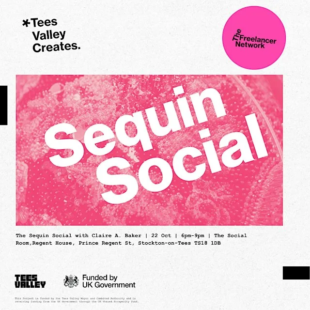 The Sequin Social with Claire A. Baker at The Social Room Stockton