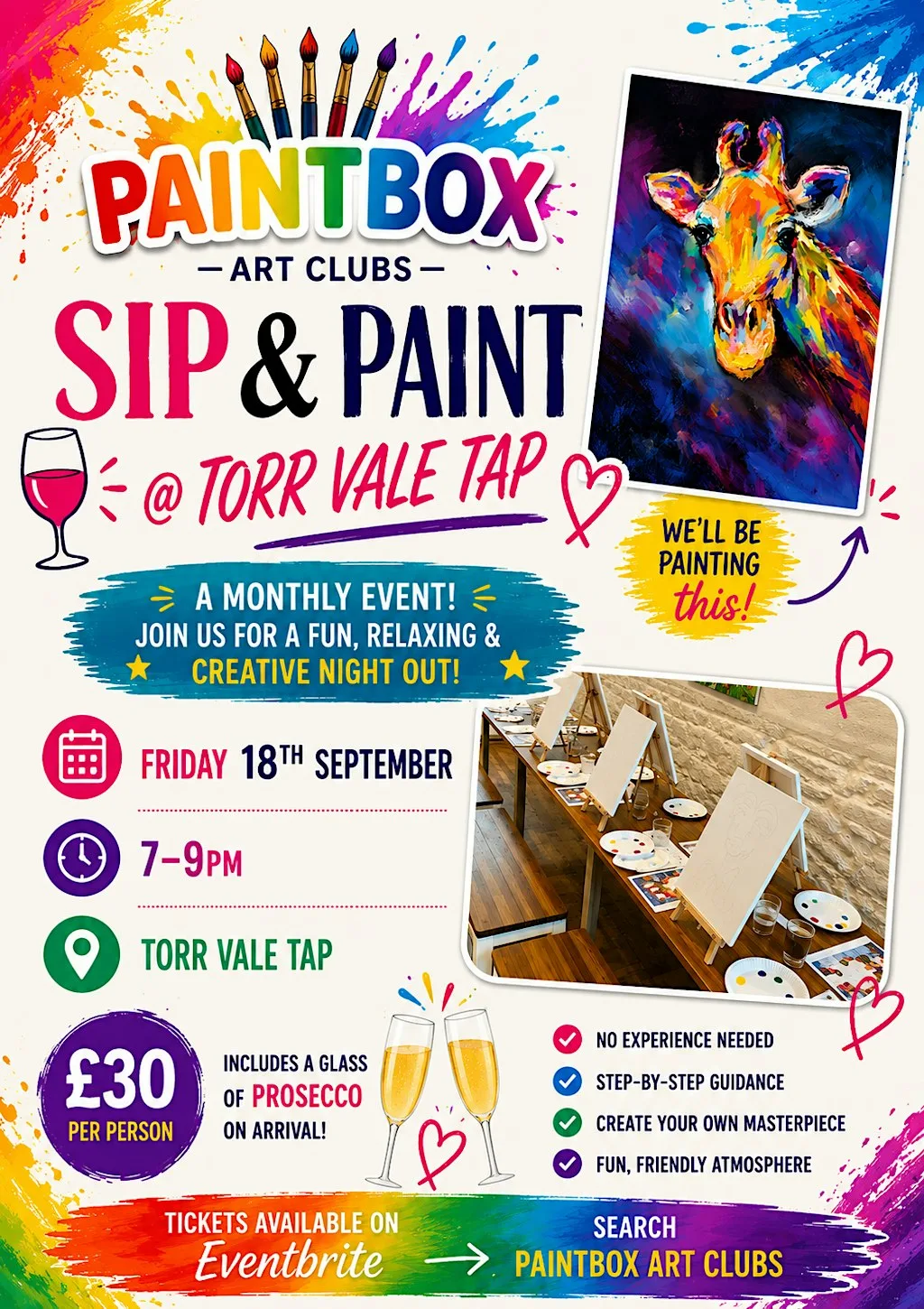 Sip and Paint @ Torr Vale Tap