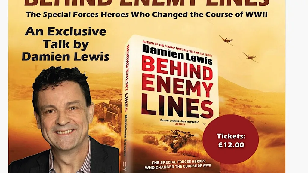 Behind Enemy Lines - A talk by best selling author Damien Lewis at Black Lane