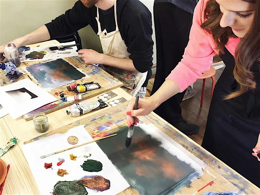 Drink & Draw (BYOB) Oil Painting - Turner's Night Skies