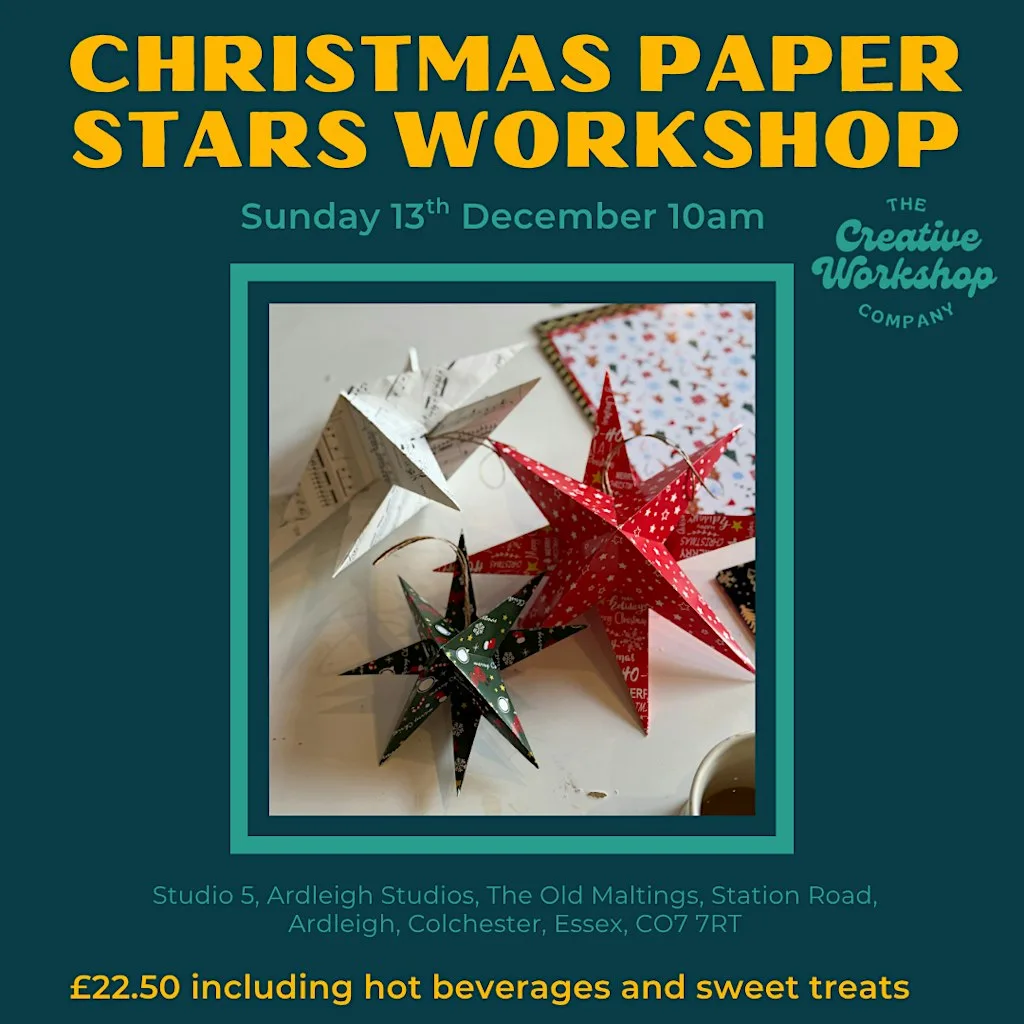 Christmas Paper Stars Workshop at Studio 5