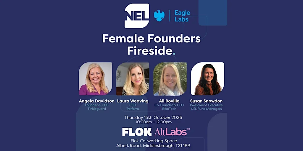 NEL Female Founders Fireside at Flok Co-working Space