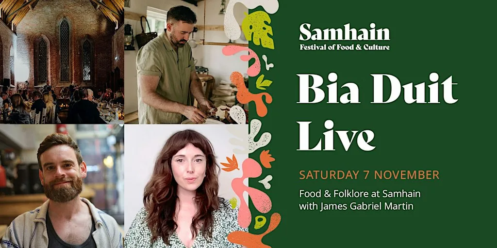 Bia Duit Live: Food and Folklore at Samhain with James Gabriel Martin at The Red Chapel