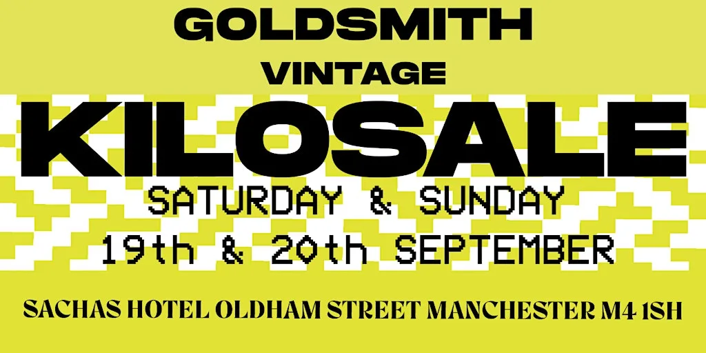 Goldsmith Vintage Manchester Kilosale £20 per KG