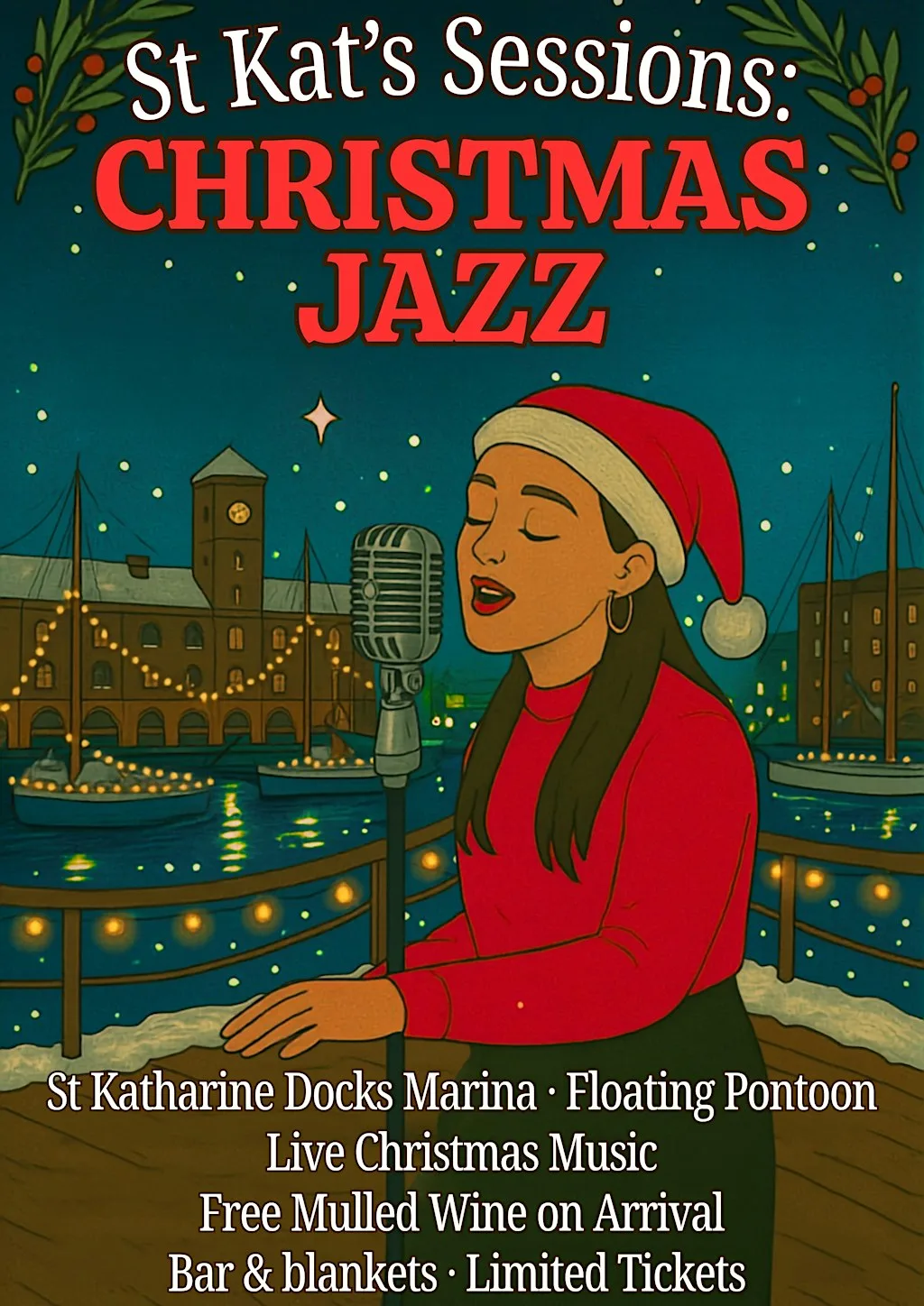 Christmas: Floating Jazz Club London at St Katharine Docks