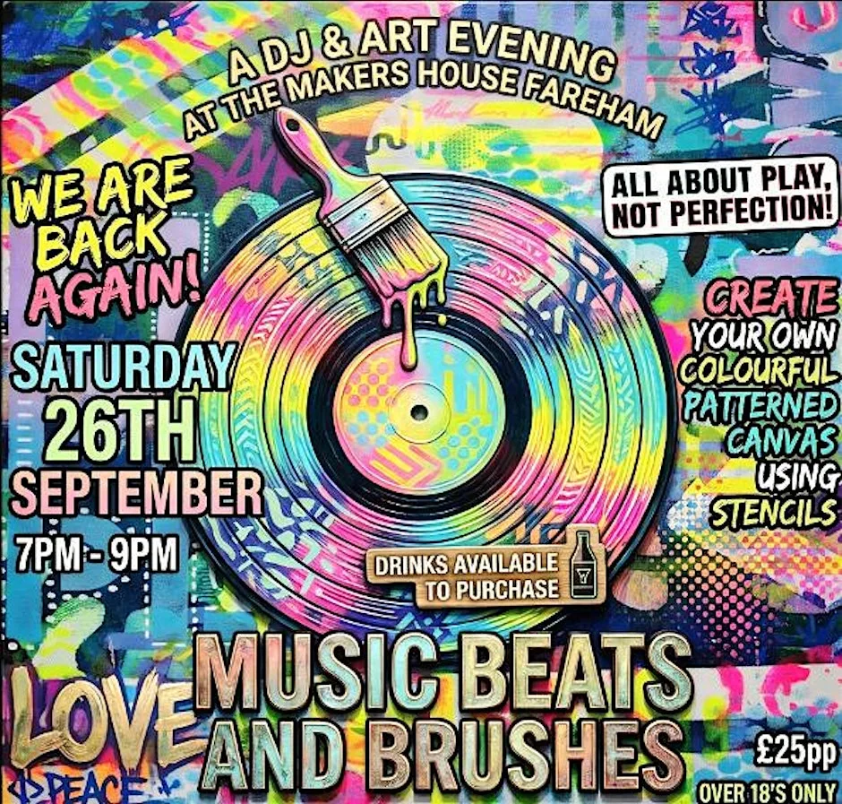 Music Beats & Brushes Painting Night