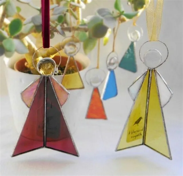 Introduction into Stained Glass: Christmas Angels
