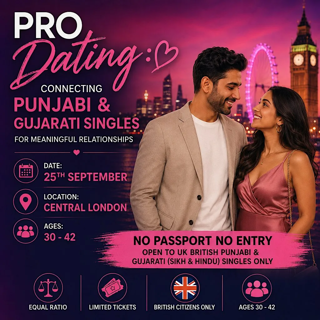 Punjabi & Gujarati Speed Dating (30-42) at The Otherist