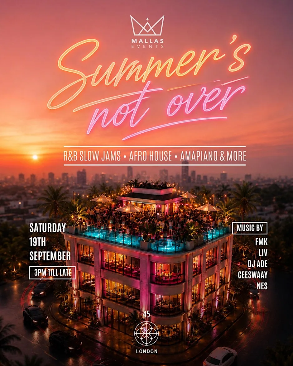 Summer's Not Over - The Rooftop Party at 45 London