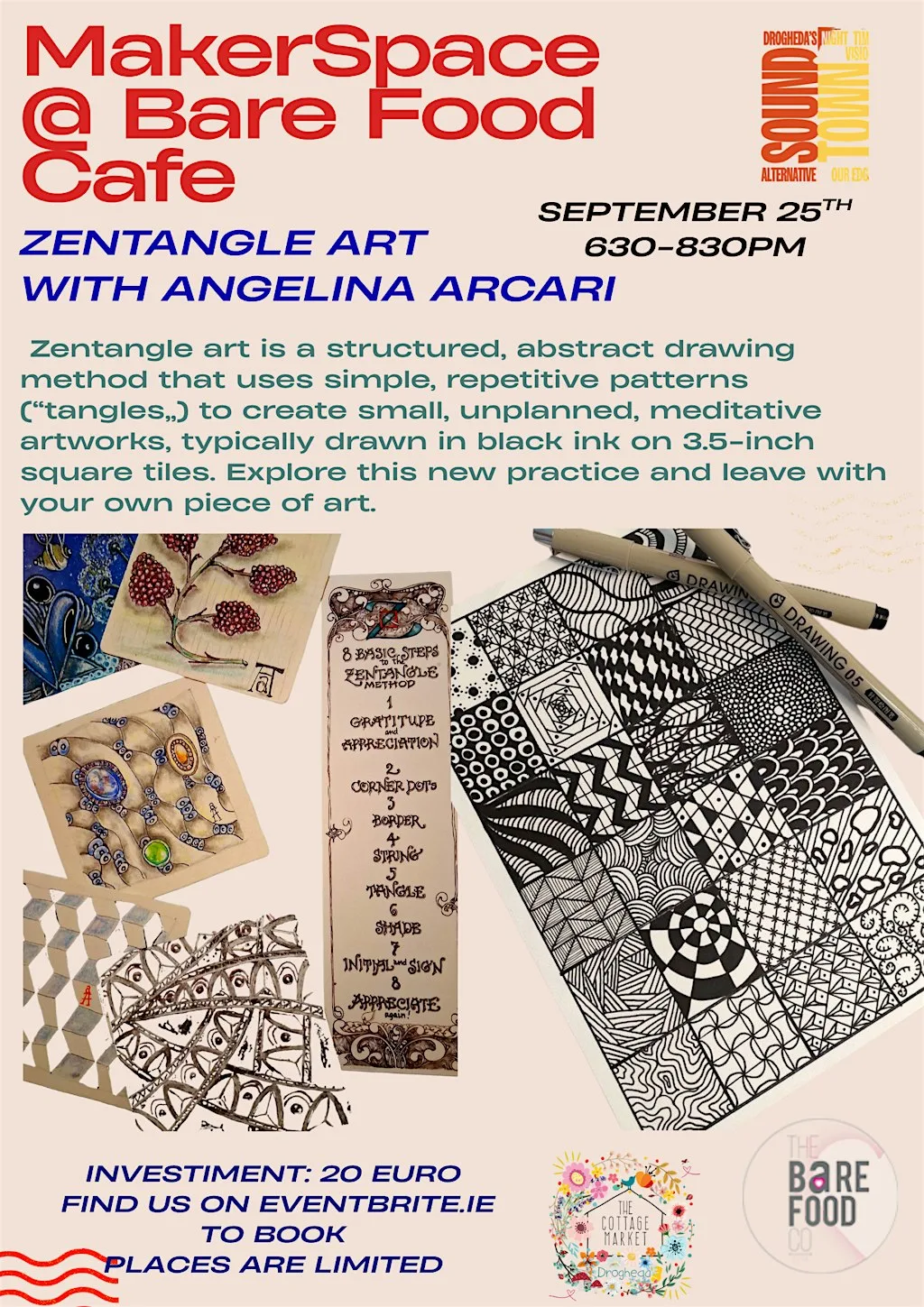 Zentangle Art with Angelina Arcari