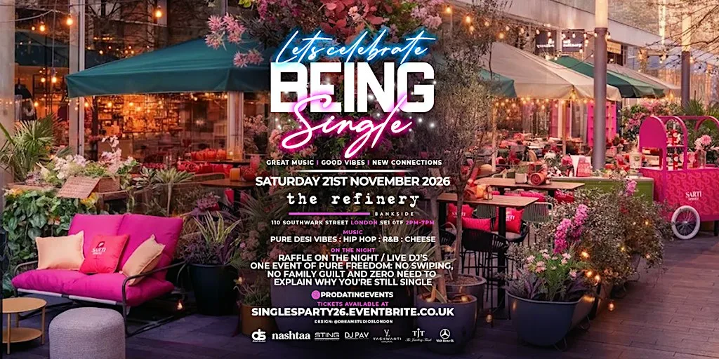 Desi Singles Party - Celebrate with Desi Singles Hosted by Jas Billan at The Refinery