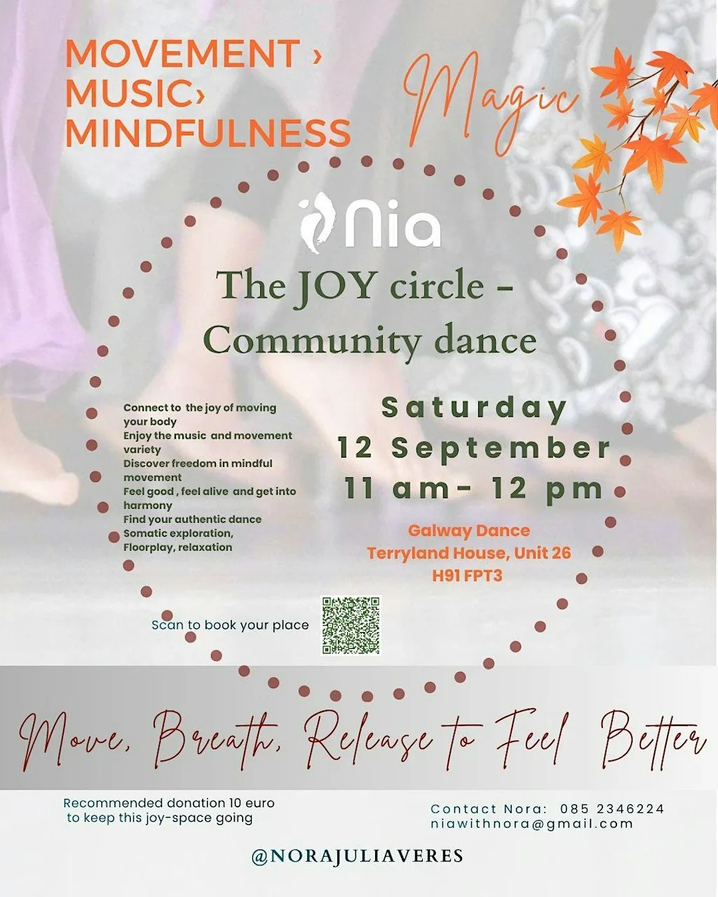 The Joy Circle - Community Nia Dance at Galway Dance