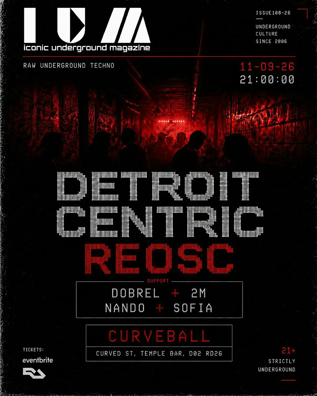Iconic Underground Magazine presents Detroit Centric at Curveball