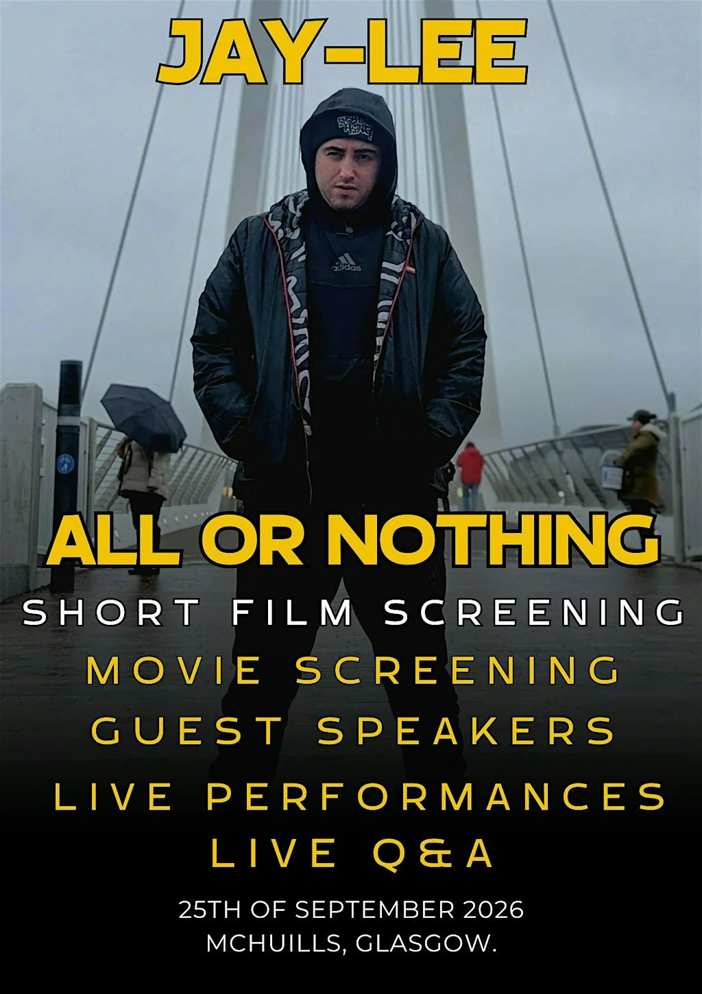 ALL OR NOTHING MOVIE SCREENING! at McChuills Music Bar & Venue
