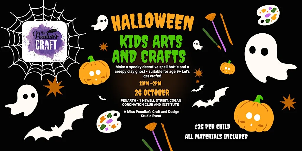 Halloween Kids Creative Crafts Workshop at Cogan Coronation Club & Institute