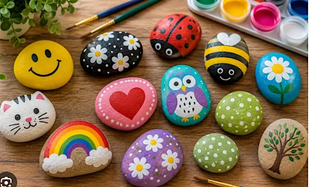 Let's Create Lounge: Pebble Painting at West Bridgford Young People Centre