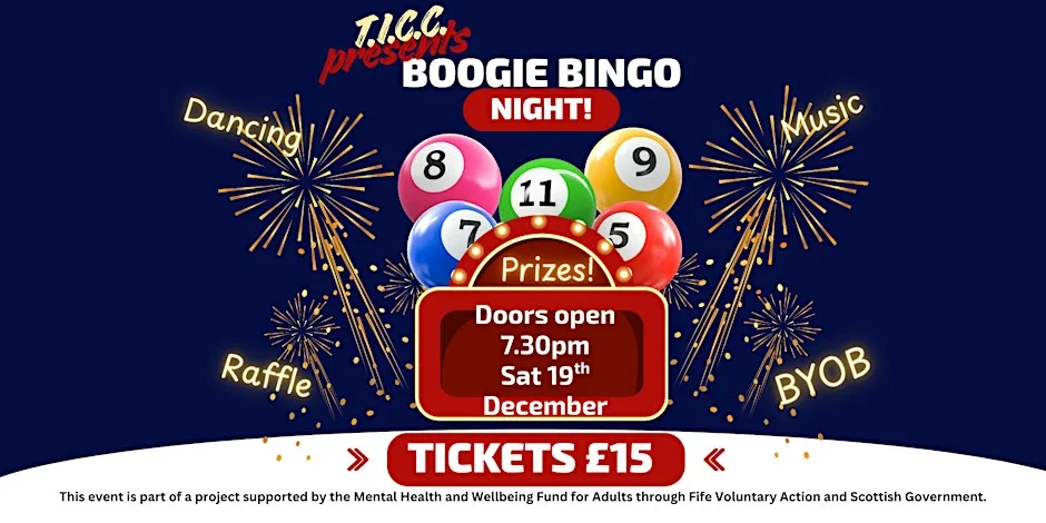 Boogie Bingo Night at Tayside Institute Community Centre