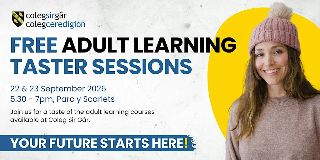 Addysg Oedolion - Sesiynau Rhagflas | Adult Learners' - Taster Sessions