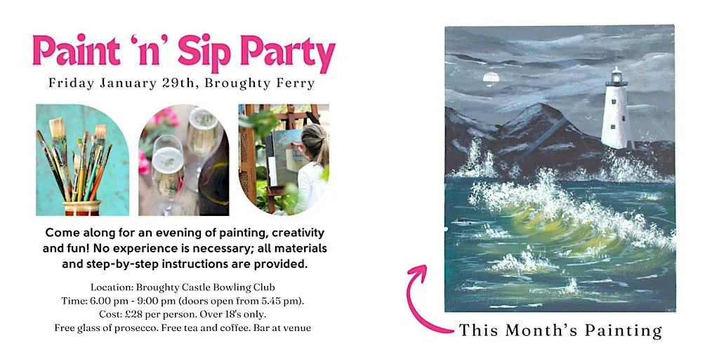 Paint & Sip Party – Broughty Ferry at Broughty Castle Bowling Club