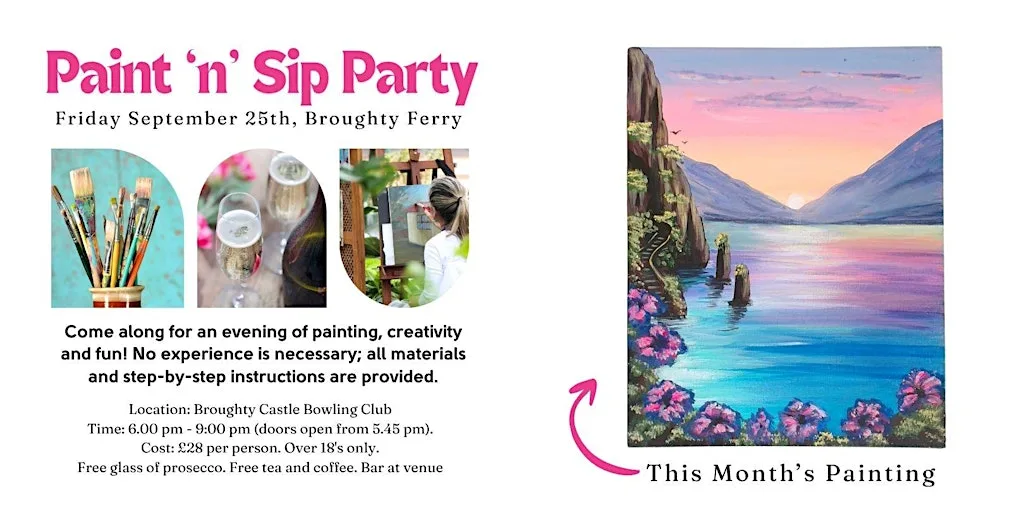 Paint & Sip Party – Broughty Ferry