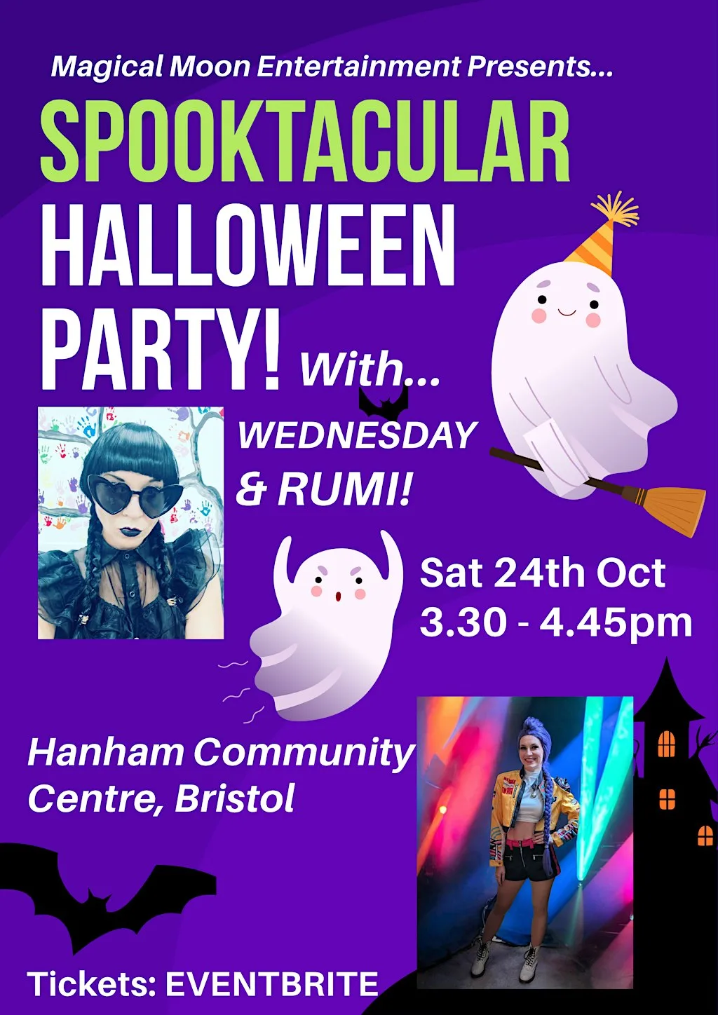 Halloween Party with Rumi & Wednesday at Hanham Community Centre