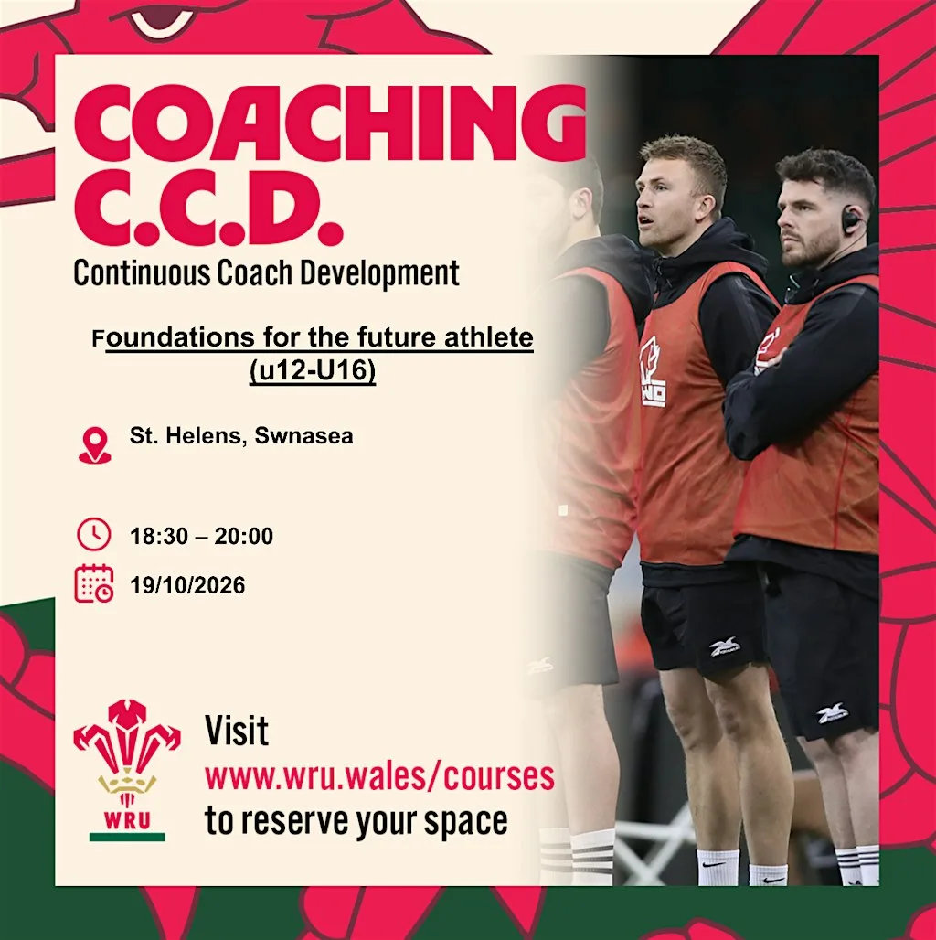 The foundations of the future athlete U12 - U16 (Ospreys @ St Helens - CPD) at Swansea Rugby Football Club