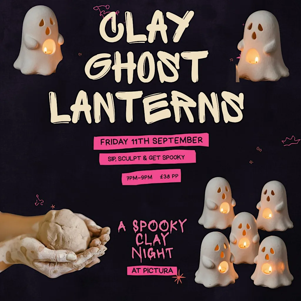 Clay Ghost Lanterns ✨ at Pictura Chester