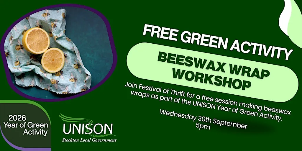 Free Green Activity - Beeswax Wrap Workshop
