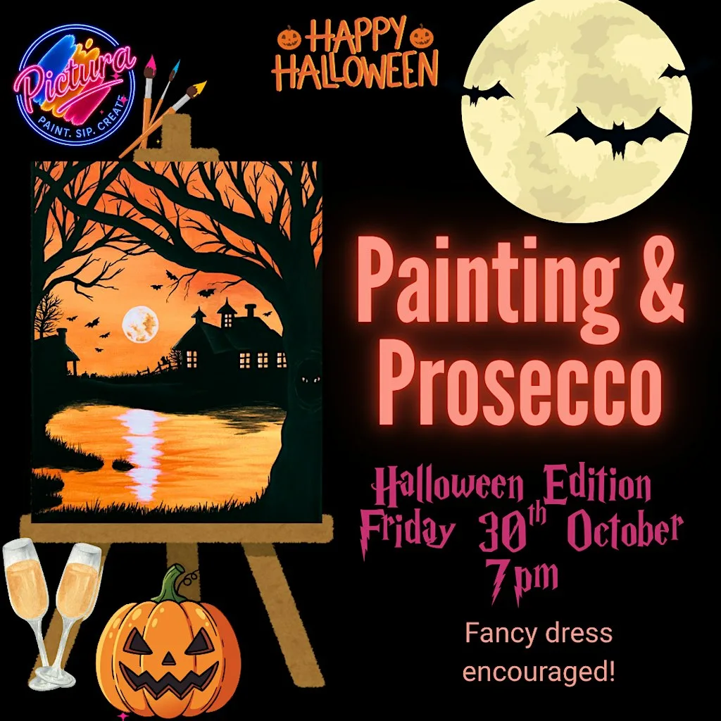 Painting & Prosecco: Halloween edition at Pictura Chester