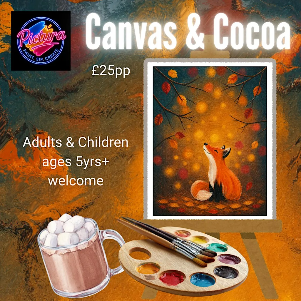Canvas & Cocoa: Autumn Fox at Pictura Chester