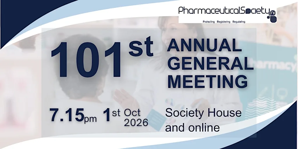 101st Annual General Meeting of the Pharmaceutical Society NI (in-person)