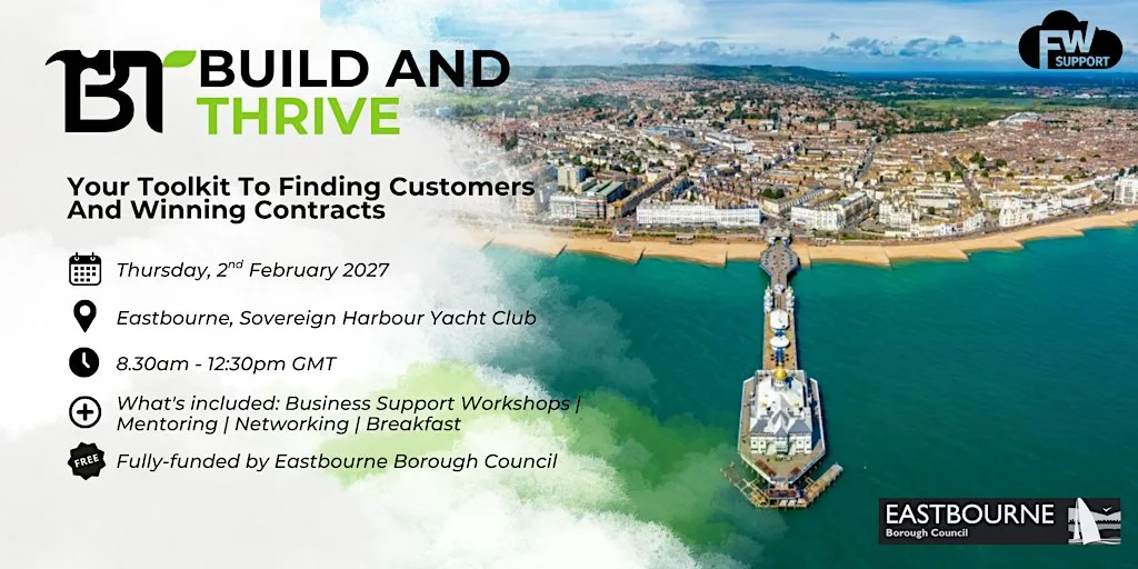 Build & Thrive 3: Your Toolkit To Finding Customers & Winning Contracts at Sovereign Harbour Yacht Club Ltd