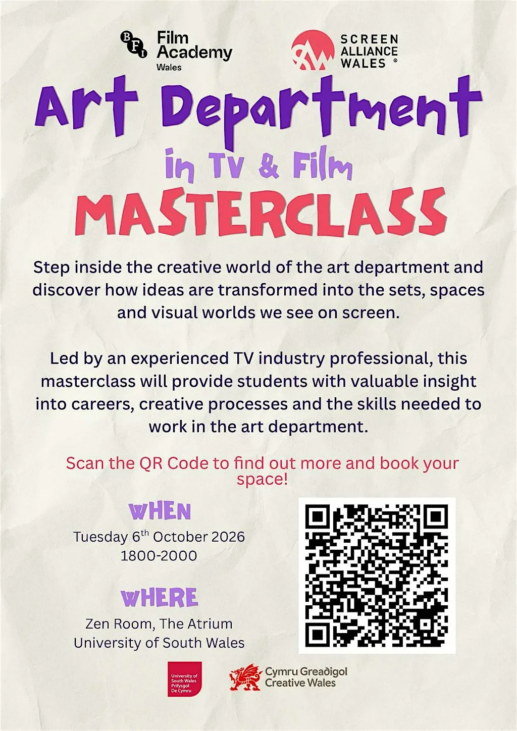 Art Department in TV & Film Masterclass
