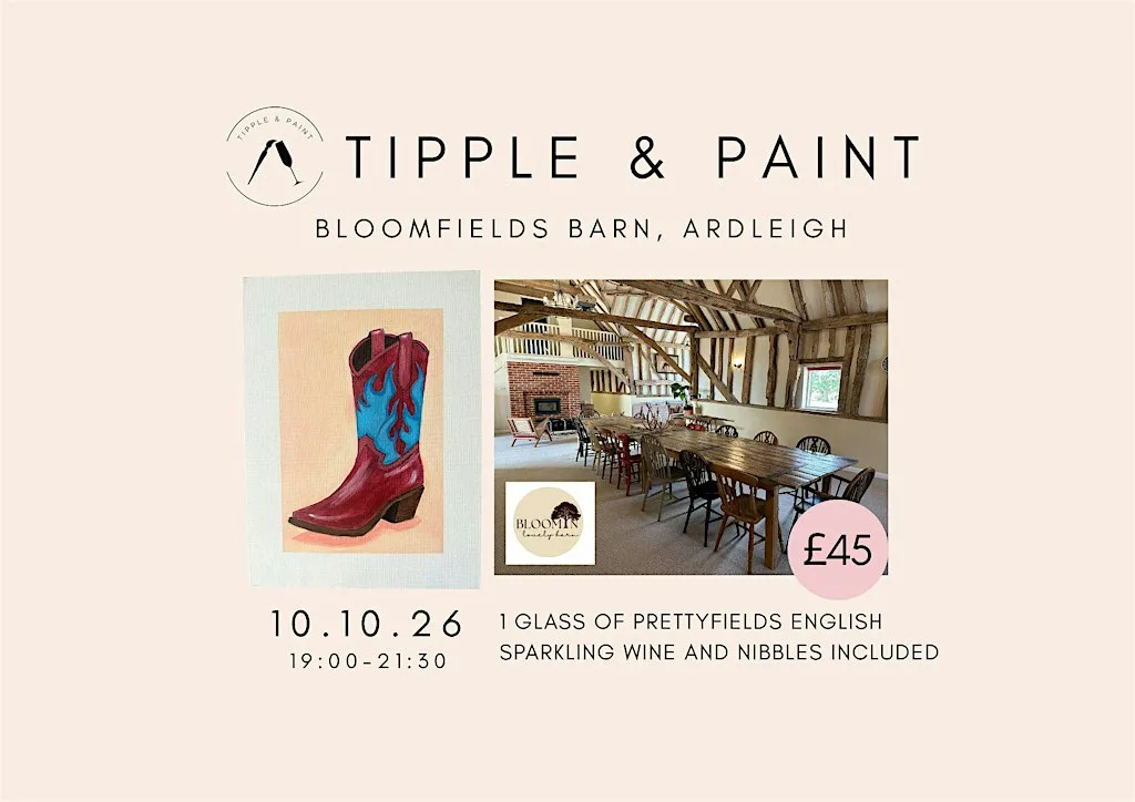 Tipple & Paint at Bloomfields Barn
