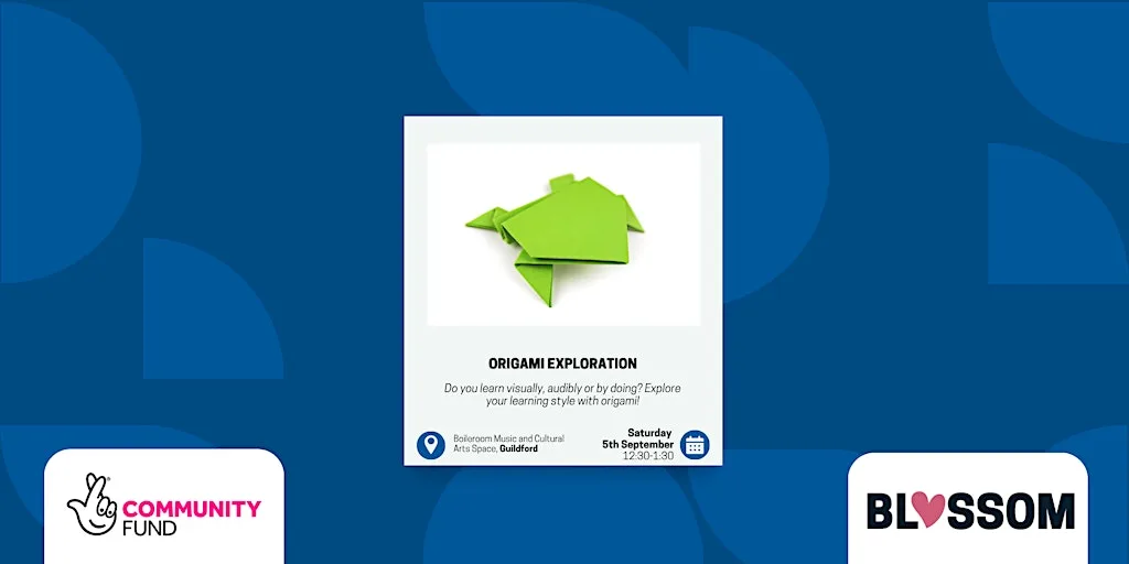 LGBT+ Workshop (ages 18-30) Origami Exploration at The Boileroom Music and Cultural Arts Space