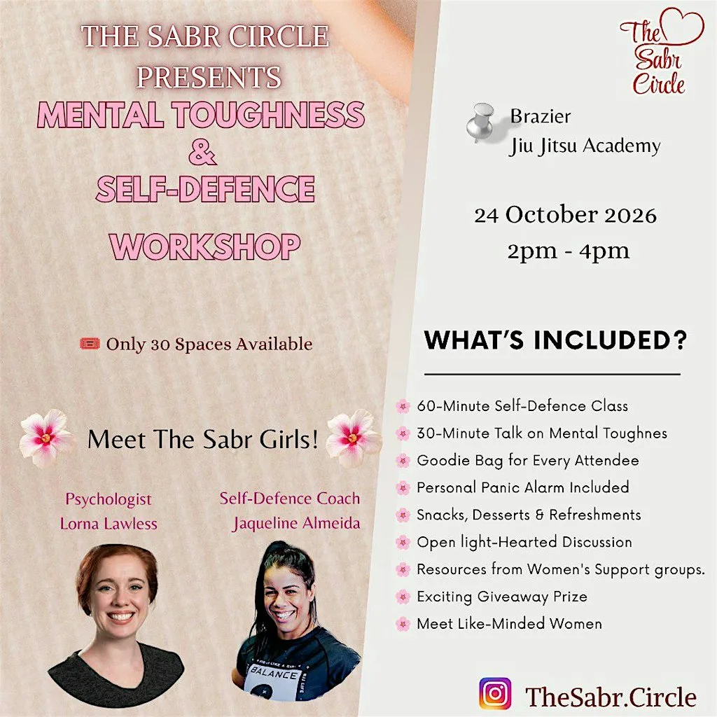 The Sabr Circle: Mental Toughness & Self-Defence Workshop