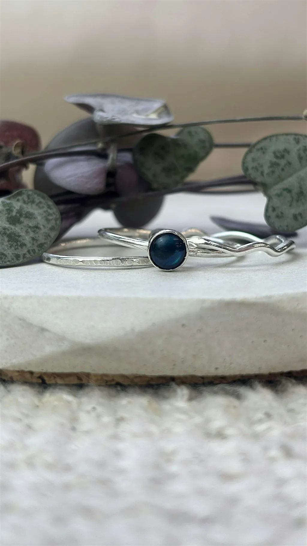 Silver Gemstone Stacking Ring Workshop - Ring Making Class