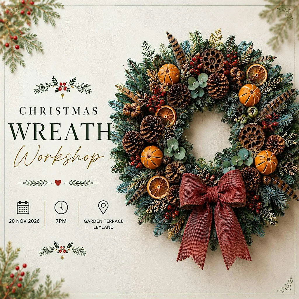 Christmas Wreath Workshop at Garden Terrace