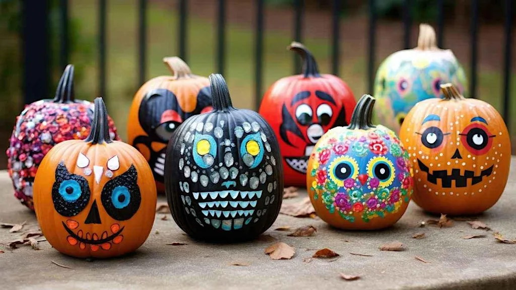 Pumpkin Painting Workshop at Caerphilly Miners Centre for the Community