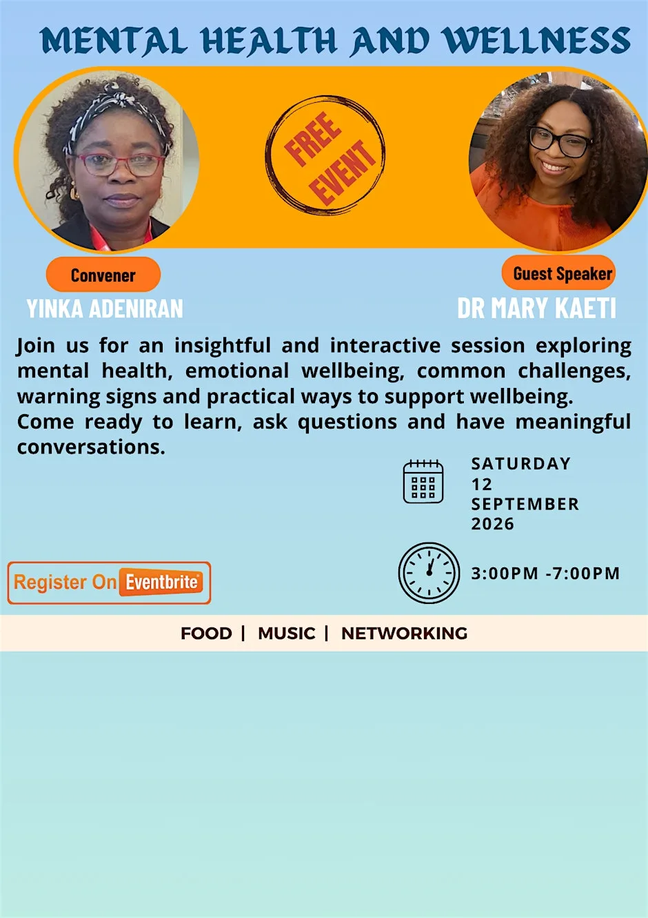 MENTAL HEALTH AND WELLNESS at City Life Church Portsmouth