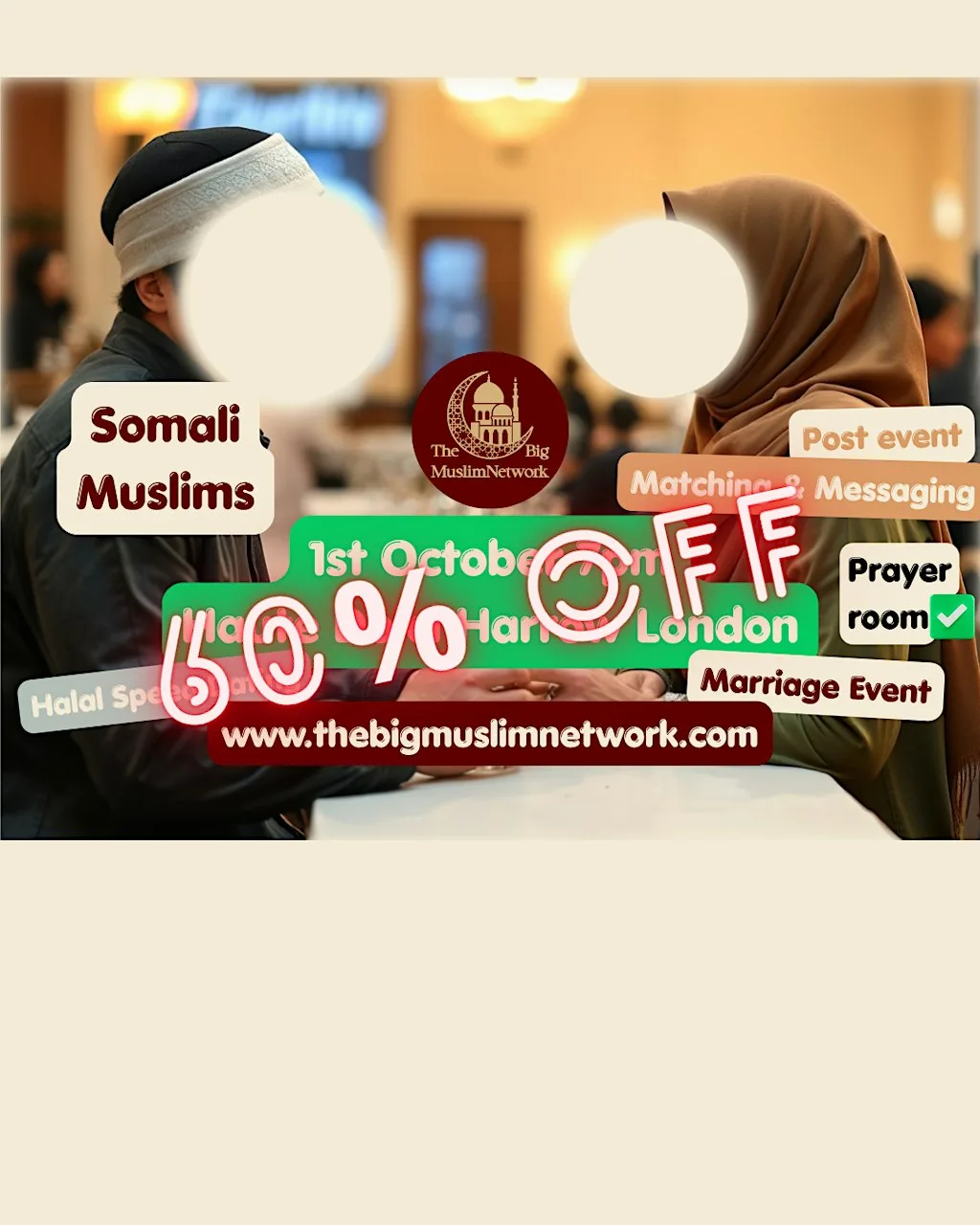 SOMALI Single MUSLIM MARRIAGE |Halal Speed Dating |Age 22-38| LONDON Harrow